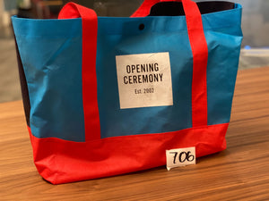Opening Ceremony Tote Bag - Red/Blue