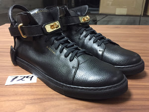 Buscemi Black Leather Italian Shoe