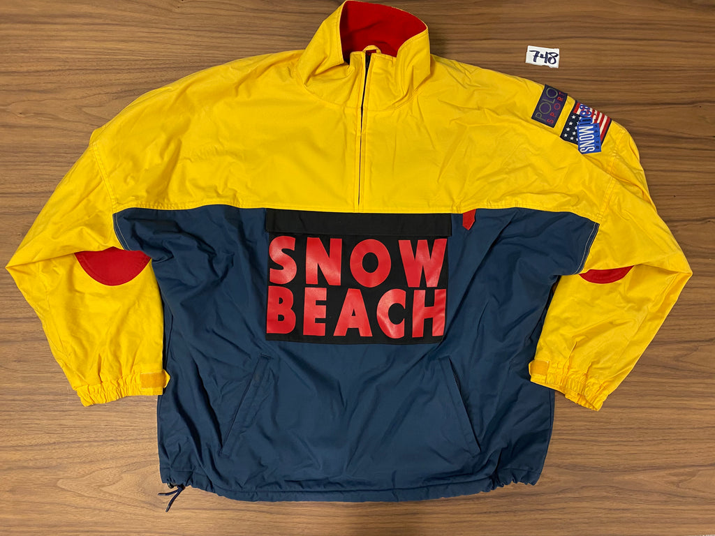 Polo Ralph Lauren Quarter Zip Snow Beach LE - Yellow