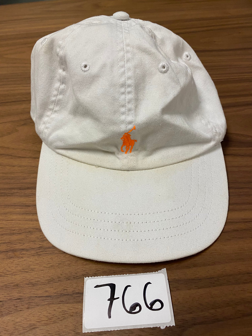 Ralph Lauren Polo Hat - White/orange