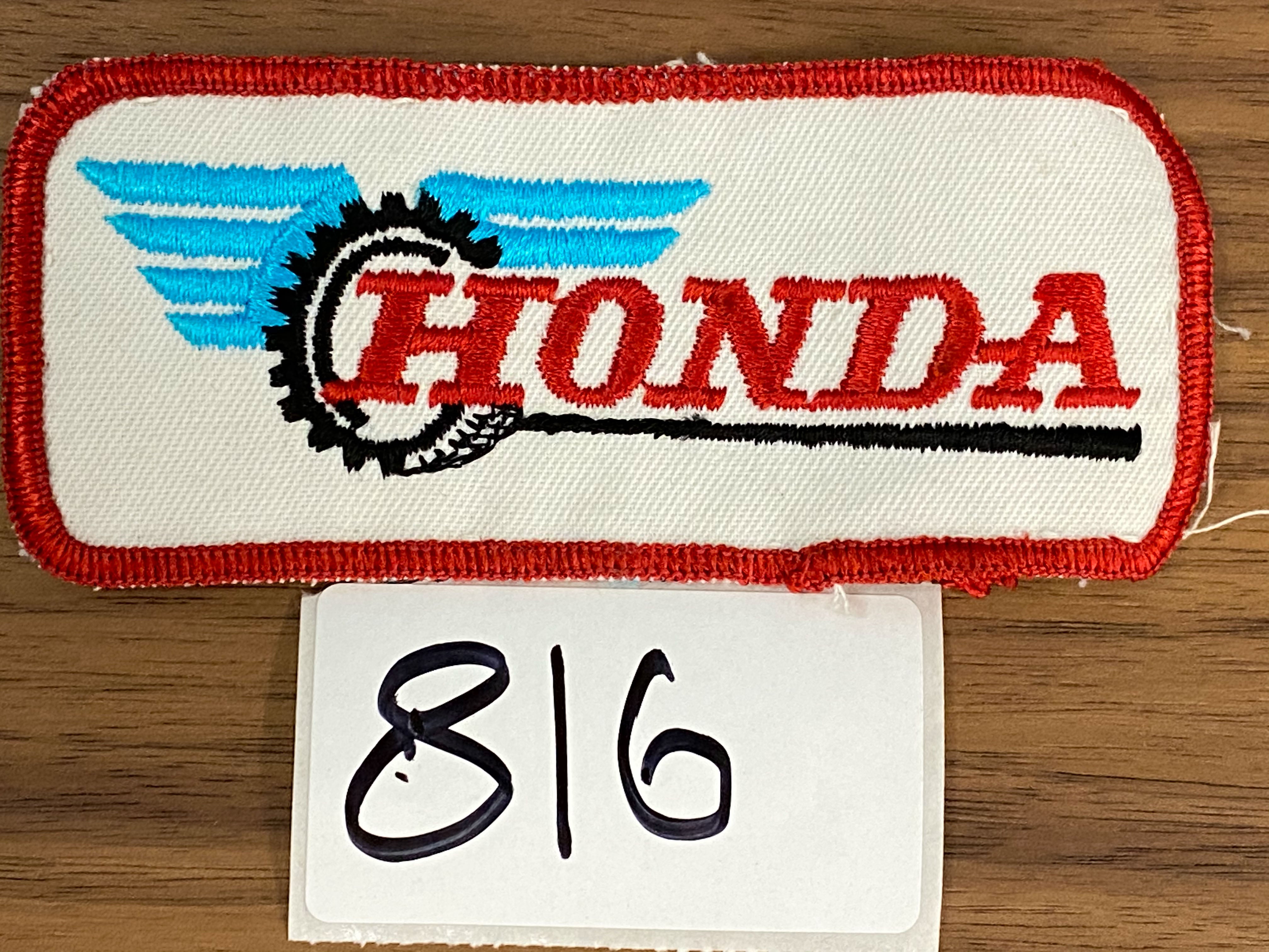 Honda Patch - White/Red