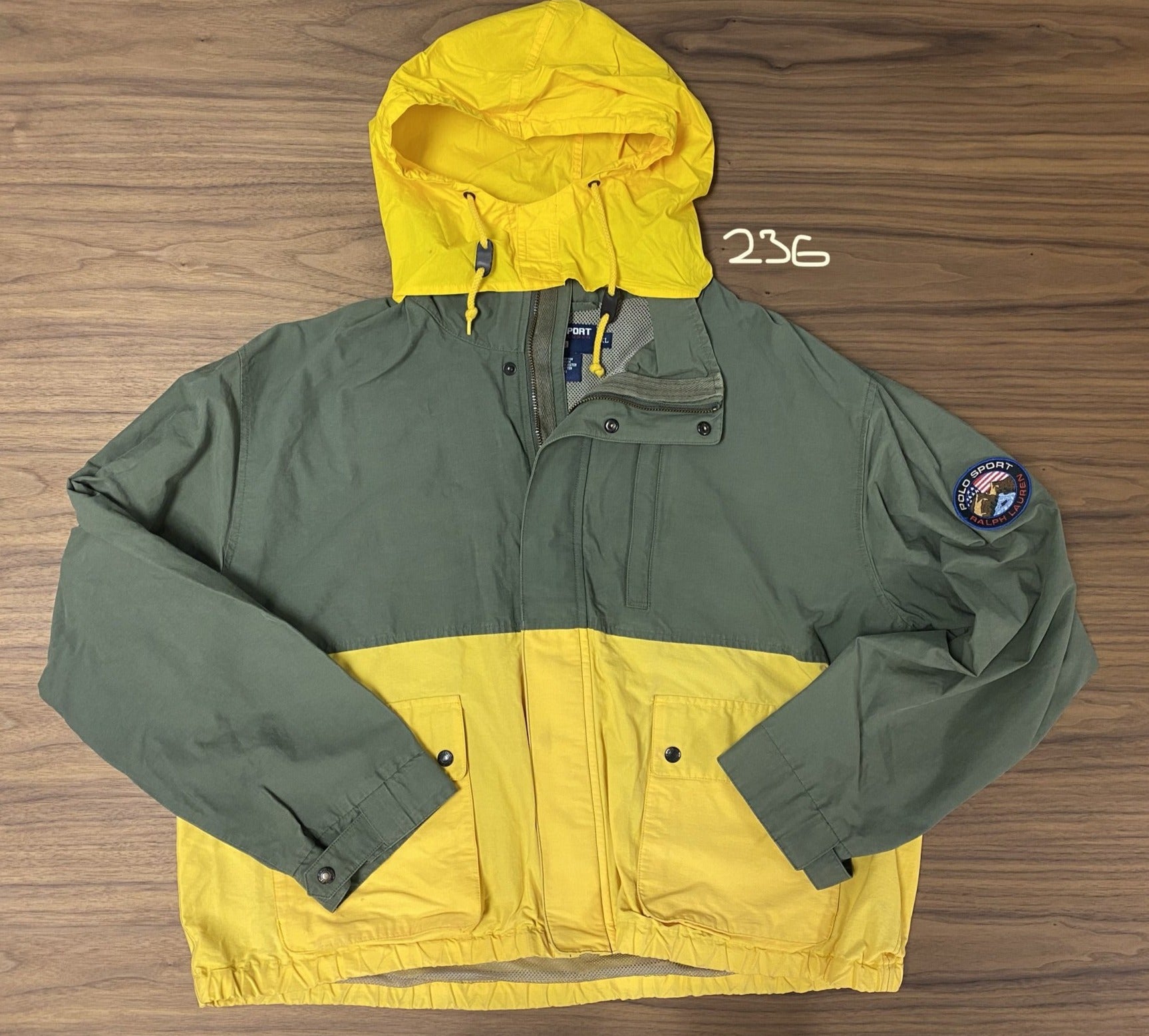 Polo by Ralph Lauren Two Toned Jacket - Olive/Yellow