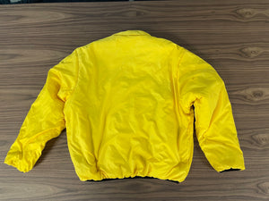 Polo Reversible Half Zip Pullover Puffy Jacket Yellow/Navy