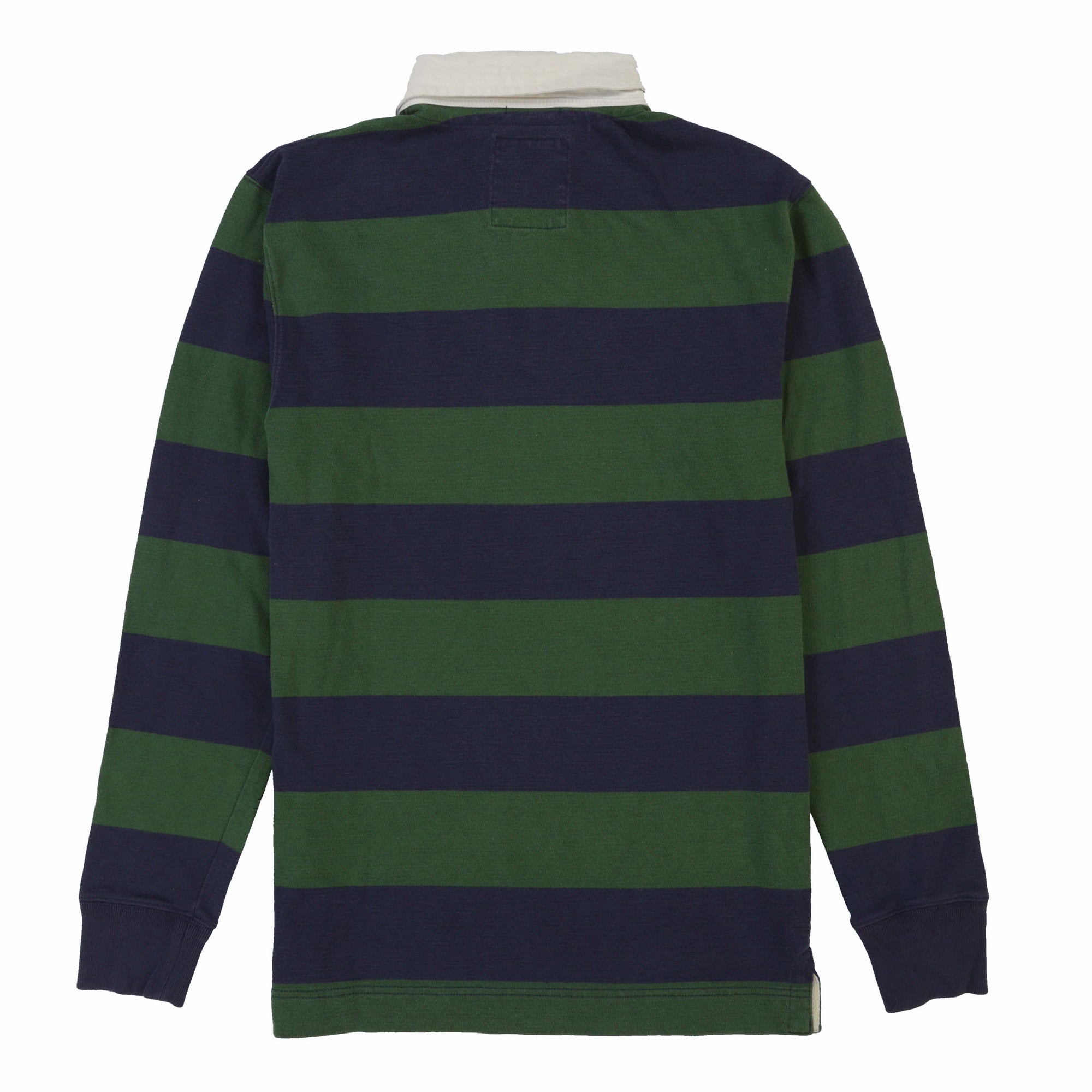 RUGBY SHELL SHIELD LS POLO // NAVY GREEN