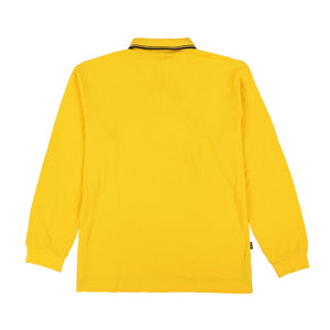 POLO SPORT SLD MISC EMB SPELL OUT LS POLO // SLICKER YELLOW