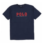 POLO SPORT EST SPELL OUT TEE // NAVY