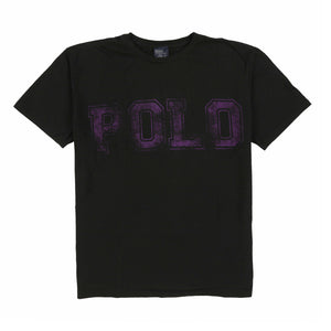 POLO SPELL OUT SP TEE // BLACK