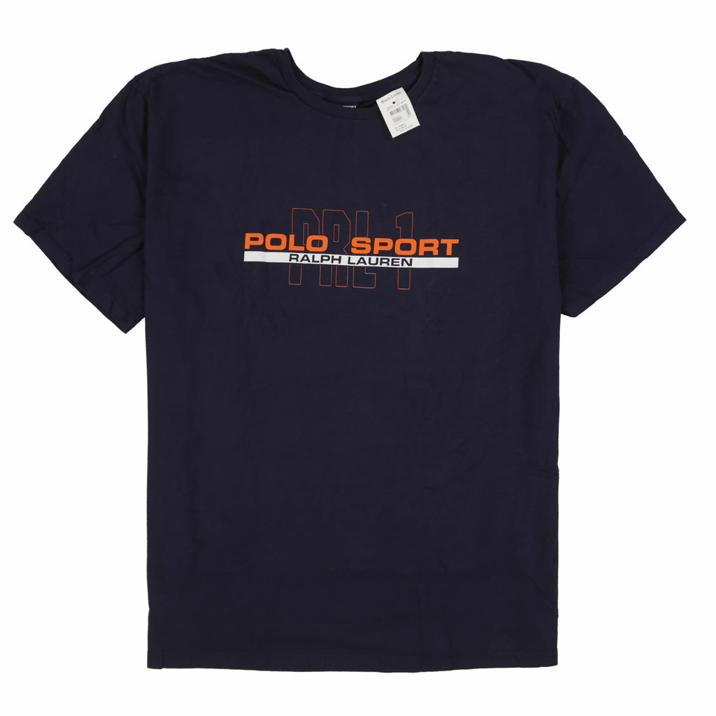POLO SPORT RRL1 SPELL OUT TEE // NAVY