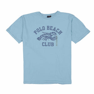 POLO SPORT BEACH CLUB TEE // BLUE LAGOON