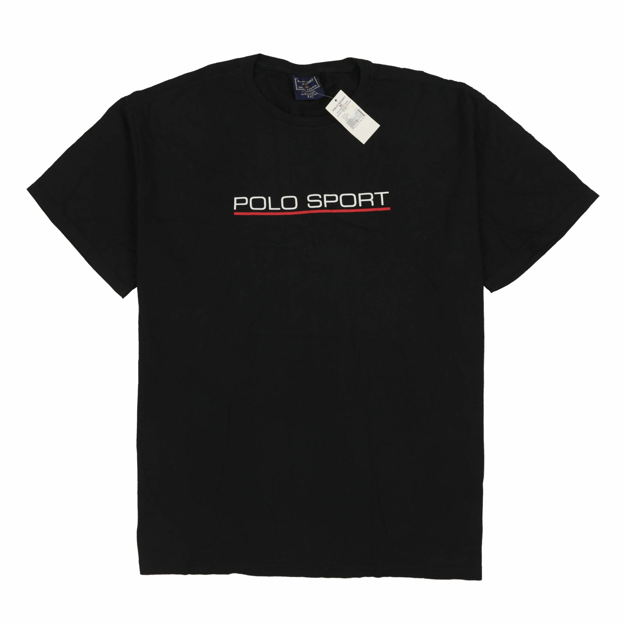 POLO SPORT LINE SPELL OUT TEE // BLACK