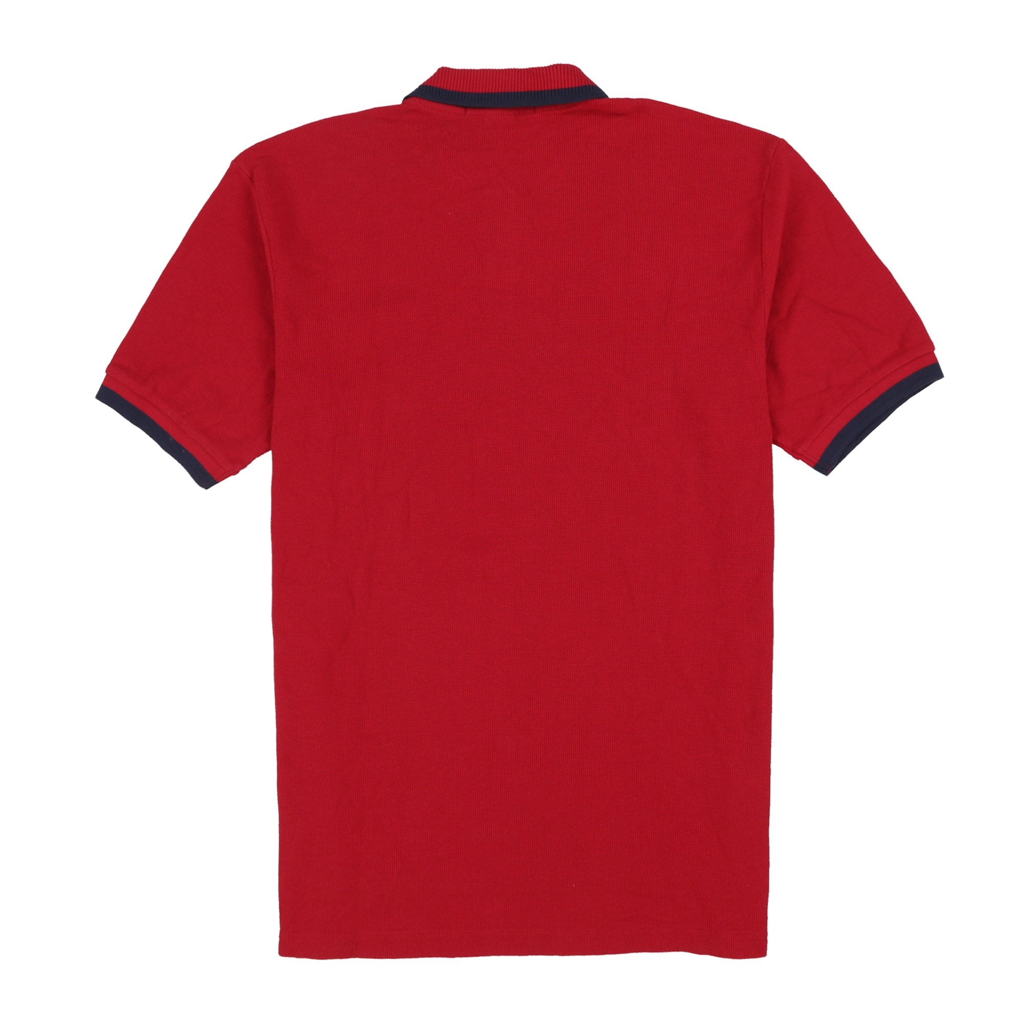 POLO SPORT EMB SPELL OUT SS POCKET POLO // RED