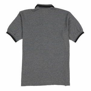 POLO SPORT EMB SPELL OUT SS POCKET POLO // CHARCOAL