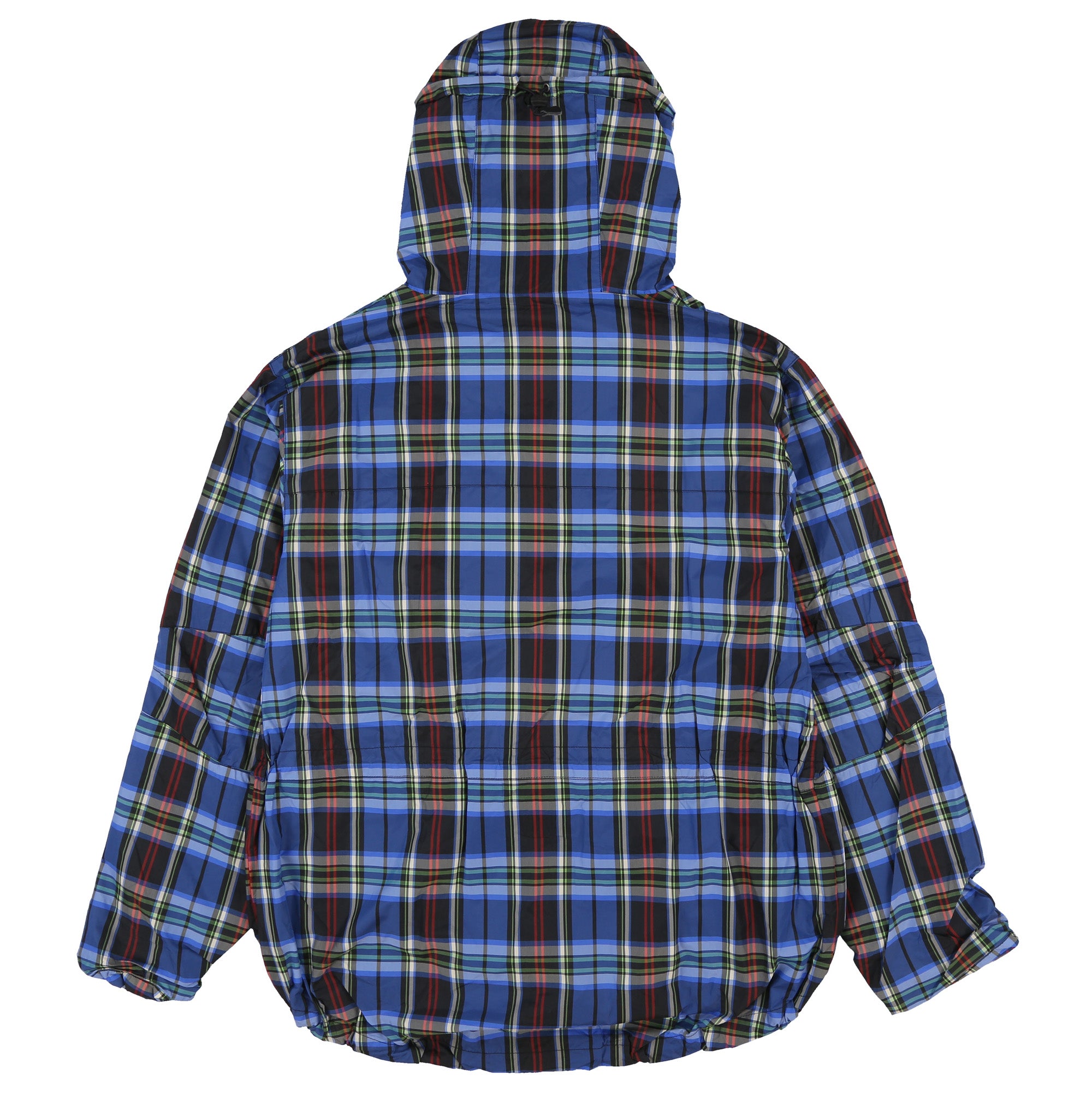 POLO SPORT SPELL OUT PLAID HOODED JACKET // MULTI