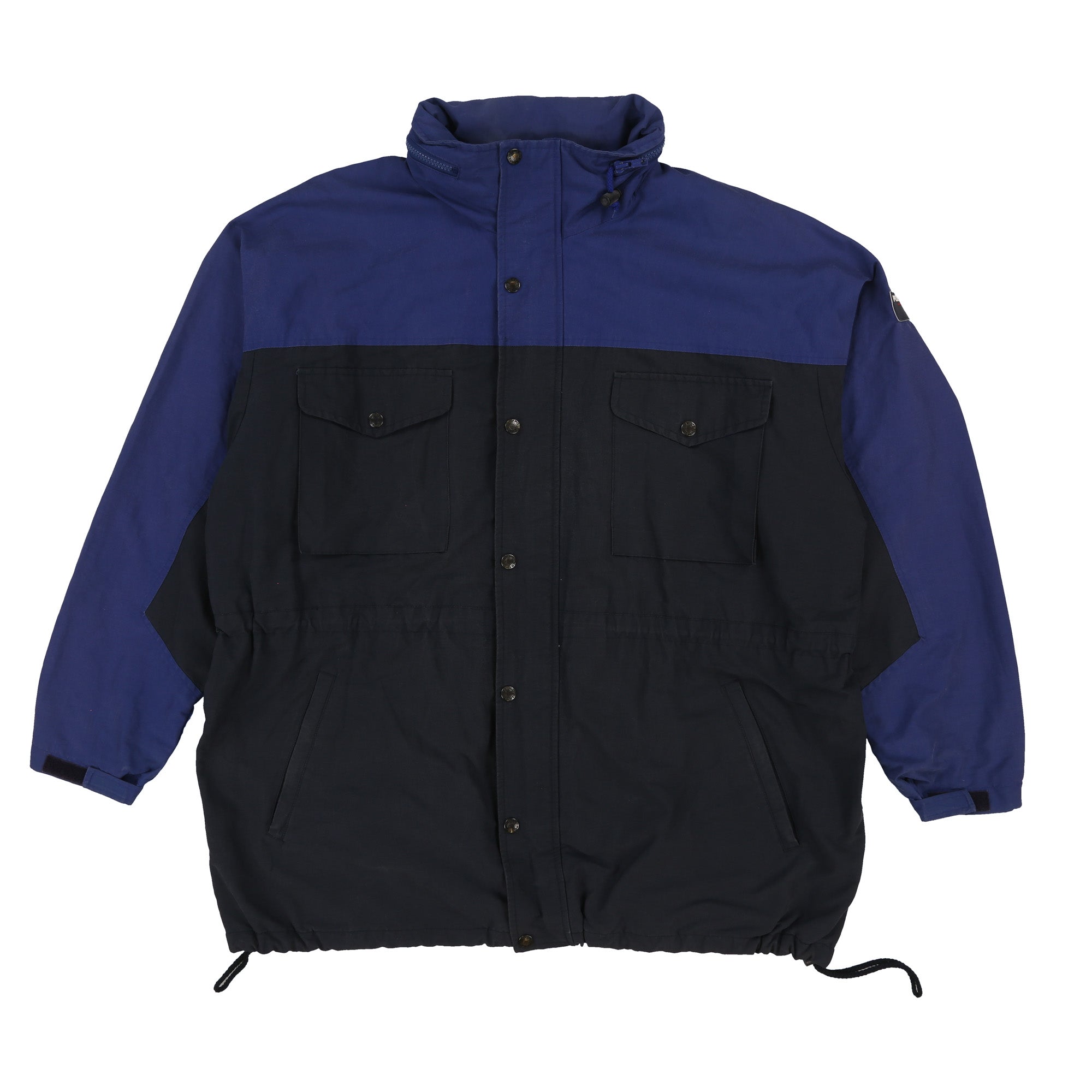 POLO SPORT PATCH PARKA JACKET // NAVY BLUE