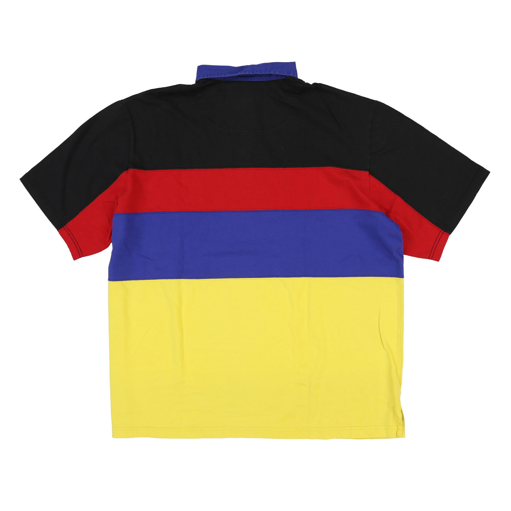POLO SPORT SPELL OUT BLOCK COLOR POLO // BLACK RED BLUE YELLOW