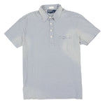 POLO MINI STRIPE SS POLO // WHITE BLUE