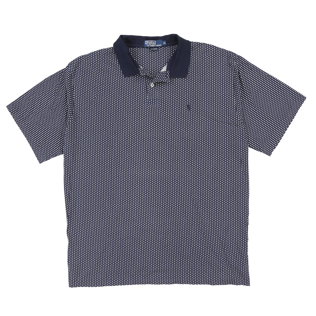 POLO POLKA DOT SS POLO // NAVY