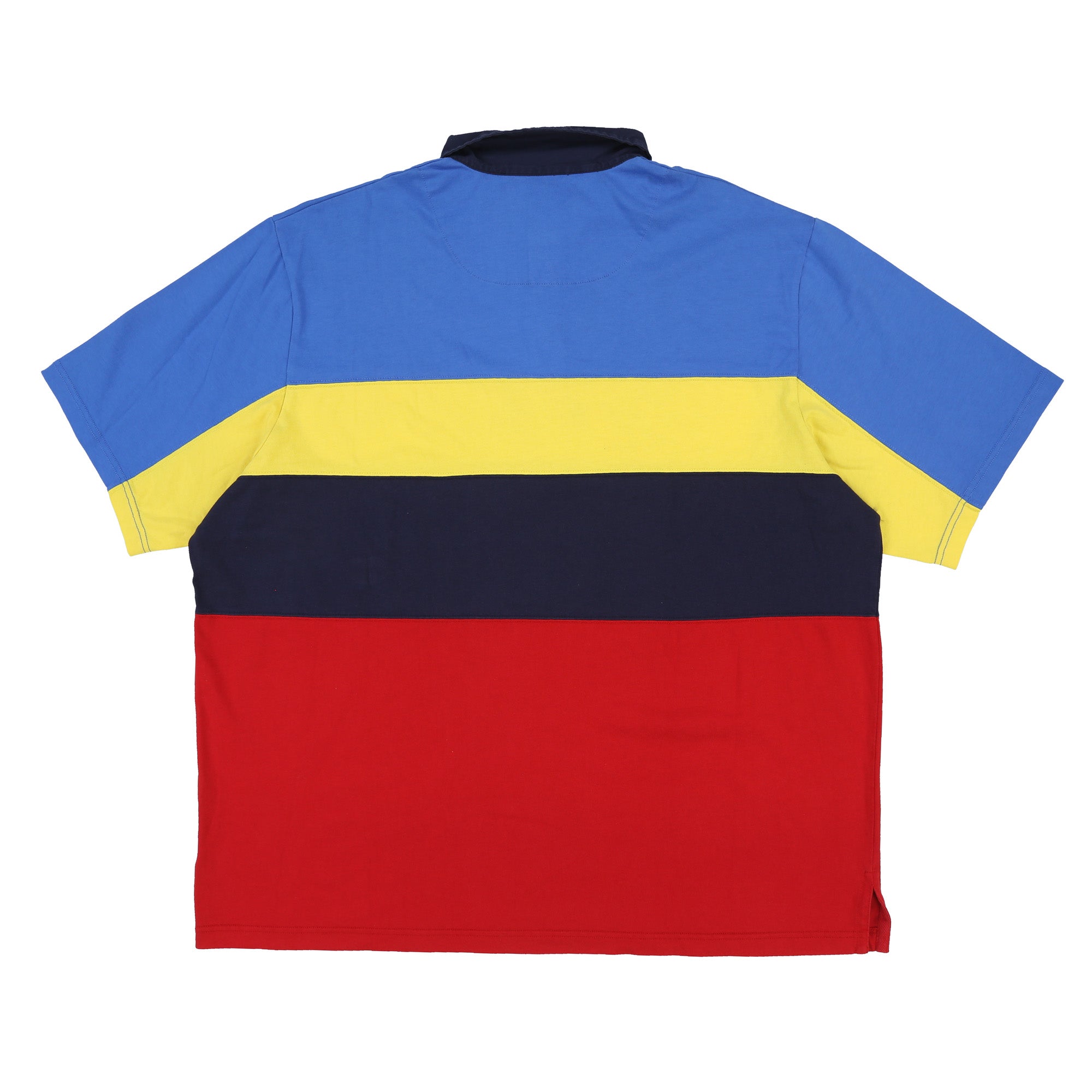 POLO SPORT SPELL OUT BLOCK COLOR POLO // BLUE YELLOW NAVY RED