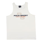 POLO SPORT SPELL OUT TANK TOP // WHITE