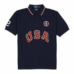 POLO LONDON 2012 OLYMPICS USA SS POLO // NAVY