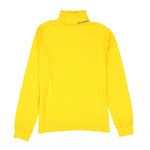 POLO SPORT NECK SPELL OUT SLD RIB TURTLENECK // YELLOW