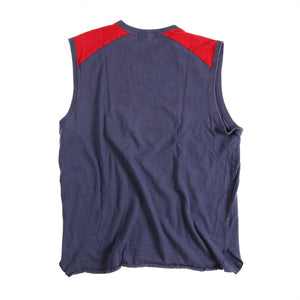 POLO SPORT PS SCRIPT MUSCLE TEE // BLUE RED