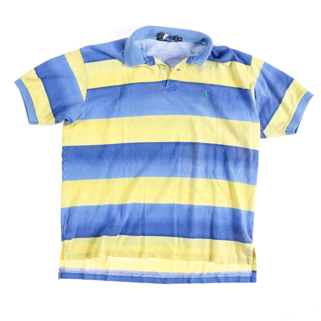 POLO STRIPED POLO // PURPLE YELLOW